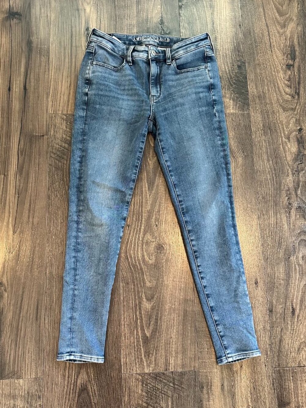 GUC American Eagle AE Women's Super Stretch Hi-Rise Jegging Denim Jean Size 6